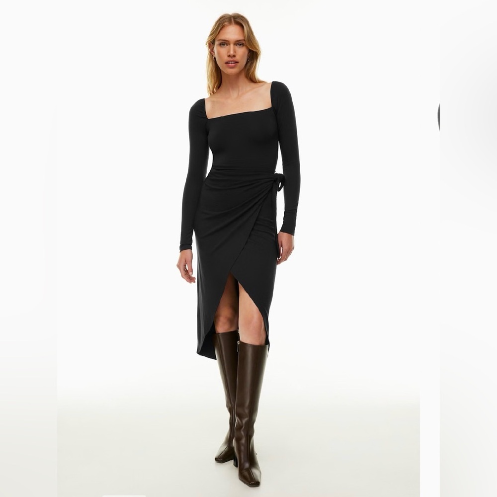 Wilfred Black Long Sleeve Dress